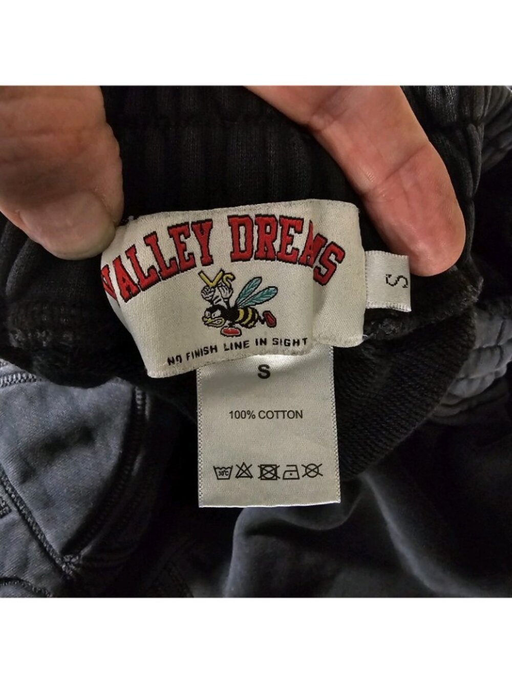 Valley Dreams S Vale Forever Carver Cotton Sweatpants Drawstring Elastic Waist - Picture 8 of 8